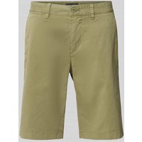 Marc O'Polo Regular Fit Bermudas in unifarbenem Design Modell 'Reso' in Oliv, Größe 31 von Marc O'Polo