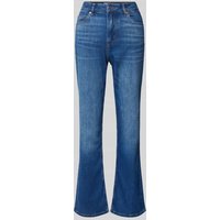 Marc O'Polo Regular Fit Bootcut Jeans aus Baumwoll-Mix-Denim Modell 'KIRUNA' in Jeansblau, Größe 31/32 von Marc O'Polo