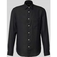 Marc O'Polo Regular Fit Freizeithemd aus reinem Leinen in Black, Größe M Marc O'Polo Regular Fit Freizeithemd aus reinem Leinen in Black, Größe M von Marc O'Polo