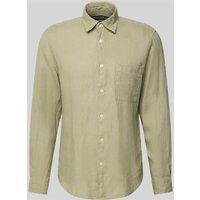 Marc O'Polo Regular Fit Freizeithemd aus reinem Leinen in Mint, Größe L von Marc O'Polo
