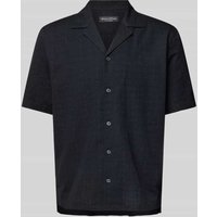 Marc O'Polo Regular Fit Freizeithemd aus reiner Baumwolle in Black, Größe M von Marc O'Polo