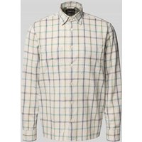 Marc O'Polo Regular Fit Freizeithemd aus reiner Baumwolle in Offwhite, Größe S von Marc O'Polo