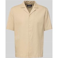 Marc O'Polo Regular Fit Freizeithemd aus reiner Baumwolle in Sand, Größe XXL von Marc O'Polo