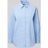 Marc O'Polo Regular Fit Hemdbluse mit Stretch-Anteil in Hellblau, Größe 36 von Marc O'Polo