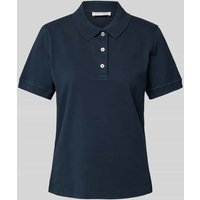 Marc O'Polo Regular Fit Poloshirt aus Light Piqué-Jersey in Marine, Größe S von Marc O'Polo
