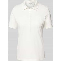 Marc O'Polo Regular Fit Poloshirt aus reiner Baumwolle in Weiss, Größe M von Marc O'Polo
