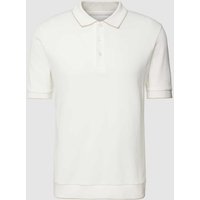 Marc O'Polo Regular Fit Poloshirt mit Kontraststreifen in Weiss, Größe XL von Marc O'Polo