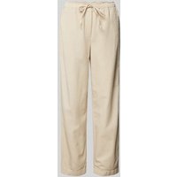 Marc O'Polo Regular Fit Stoffhose mit elastischem Bund in Beige, Größe 36 von Marc O'Polo