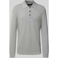 Marc O'Polo Regular Fit Strick-Shirt aus reiner Baumwolle in Hellgrau, Größe XXL von Marc O'Polo