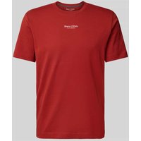 Marc O'Polo Regular Fit T-Shirt aus reiner Baumwolle in Bordeaux, Größe XXL von Marc O'Polo