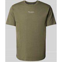 Marc O'Polo Regular Fit T-Shirt aus reiner Baumwolle in Oliv, Größe M von Marc O'Polo