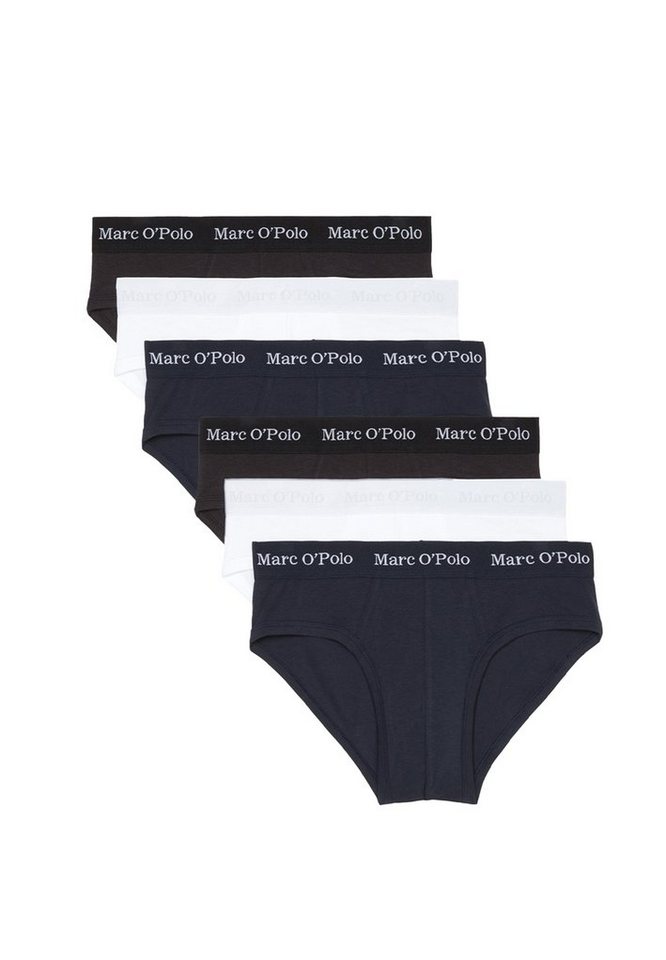 Marc O'Polo Retro Boxer 6er Pack Essentials (Spar-Set, 6-St) Slip / Unterhose - Baumwolle - Ohne Eingriff - Atmungsaktiv von Marc O'Polo