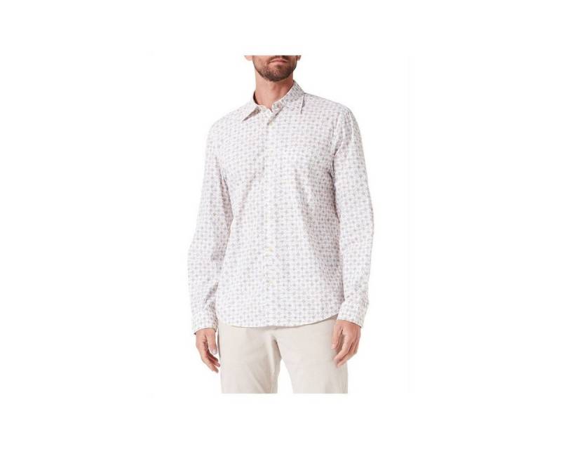 Marc O'Polo Rundhalsshirt Langarm FreizeitHemd für Herren in offwhite (1-tlg., keine Angabe) von Marc O'Polo