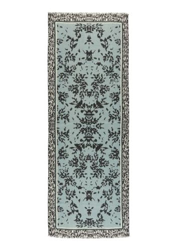 Marc O'Polo Scarf, twill structured wool, print multi/frozen mint - OSO von Marc O'Polo