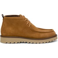 Marc O'Polo Schnürstiefel aus Veloursleder mit Mokassinnaht und robuster Profilsohle von Marc O'Polo
