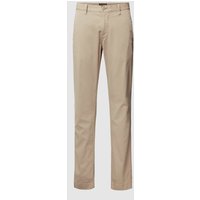 Marc O'Polo Shaped Fit Hose in unifarbenem Design in Beige, Größe 36/34 von Marc O'Polo