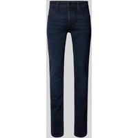 Marc O'Polo Shaped Fit Jeans mit Label-Patch Modell 'Sjöbo' in Black, Größe 38/32 von Marc O'Polo