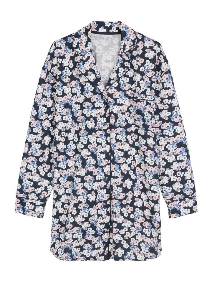 Marc O'Polo Sleepshirt Blend & Pair Cotton Nachthemd, Schlafshirt, Schlaf?T?Shirt von Marc O'Polo