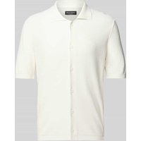 Marc O'Polo Slim Fit Freizeithemd mit Umlegekragen in Offwhite, Größe L von Marc O'Polo