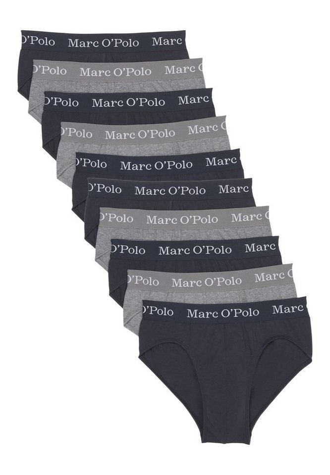 Marc O'Polo Slip 10er Pack Elements Organic Cotton (Spar-Set, 10-St) Slip / Unterhose - Baumwolle - Ohne Eingriff - von Marc O'Polo