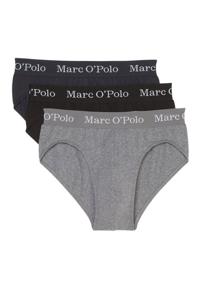 Marc O'Polo Slip 3er Pack Elements Organic Cotton (Spar-Set, 3-St) Slip / Unterhose - Baumwolle - Ohne Eingriff - von Marc O'Polo