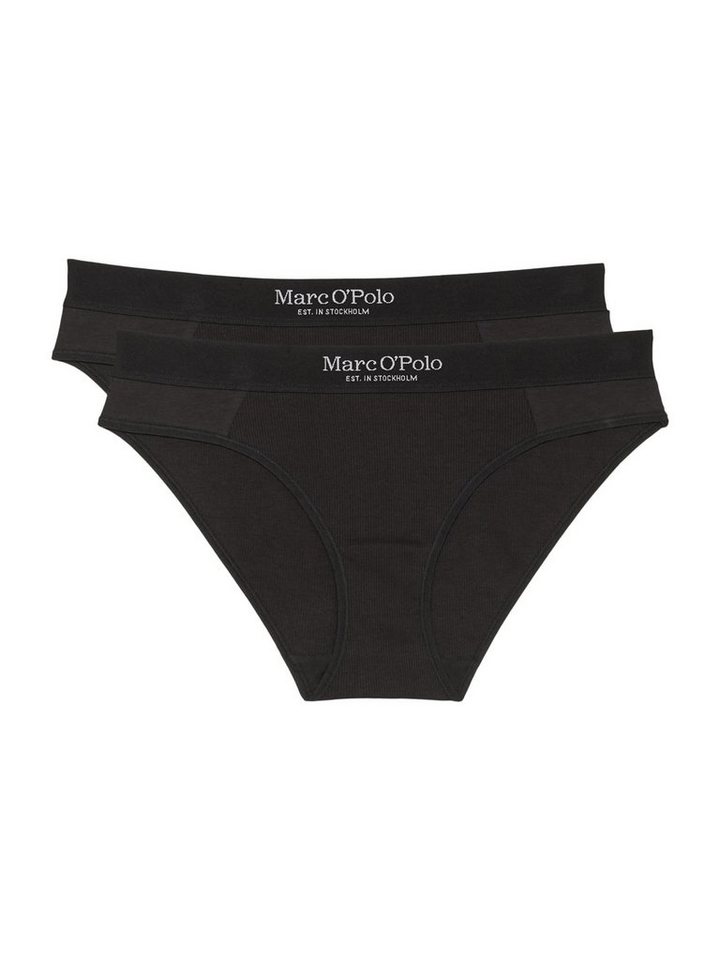 Marc O'Polo Slip Iconic Rib (2-St) unterhose unterwäsche basic von Marc O'Polo