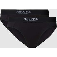 Marc O'Polo Slip mit elastischem Logo-Bund Modell 'Iconic' in Black, Größe M von Marc O'Polo