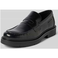Marc O'Polo Slipper aus Rindsleder in Black, Größe 45 von Marc O'Polo