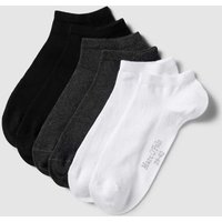 Marc O'Polo Sneakersocken in unifarbenem Design im 3er-Pack in Anthrazit Melange, Größe 39/42 von Marc O'Polo