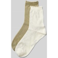 Marc O'Polo Socken in unifarbenem Design im 2er-Pack in Offwhite, Größe 39/42 von Marc O'Polo