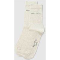 Marc O'Polo Socken mit Label-Detail im 2er-Pack Modell 'Valentina' in Beige Melange, Größe 39-42 Marc O'Polo Socken mit Label-Detail im 2er-Pack Modell 'Valentina' in Beige Melange, Größe 39-42 von Marc O'Polo