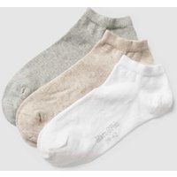 Marc O'Polo Socken mit gerippten Bündchen im 3er-Pack Modell 'Chris' in Beige, Größe 35/38 von Marc O'Polo