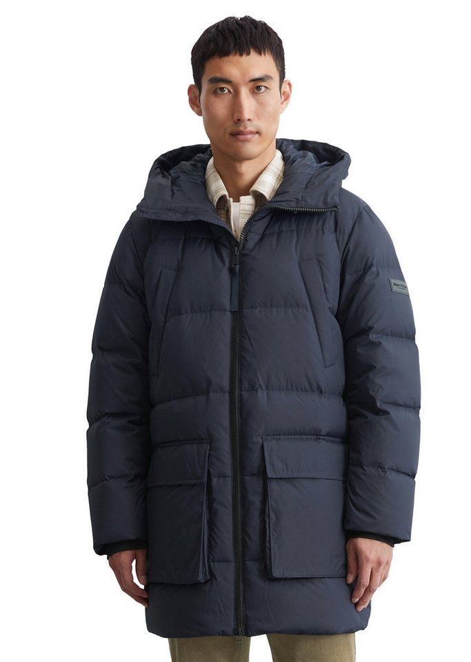 Marc O'Polo Winterjacke mit Kapuze und vielen Details von Marc O'Polo