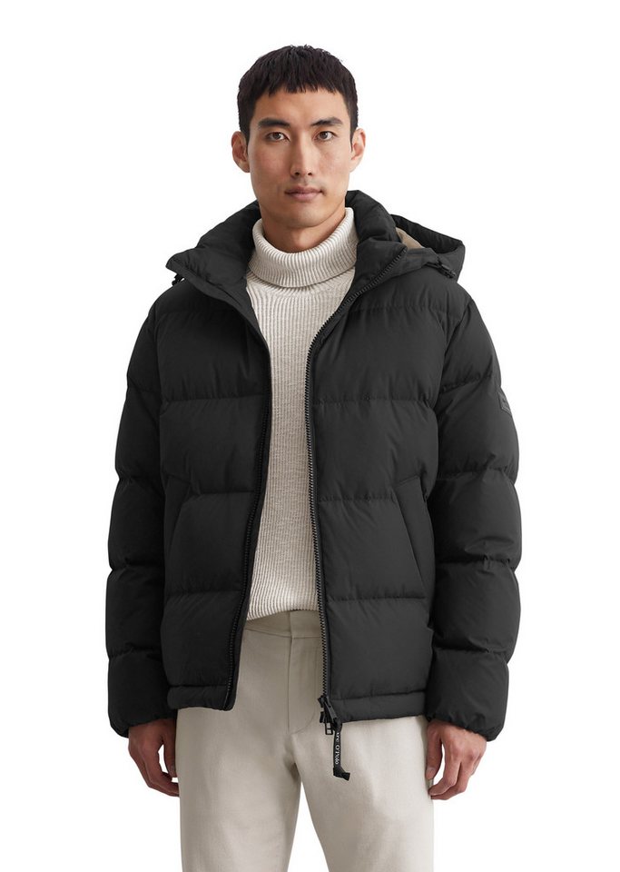 Marc O'Polo Winterjacke mit Kapuze und vielen Details von Marc O'Polo