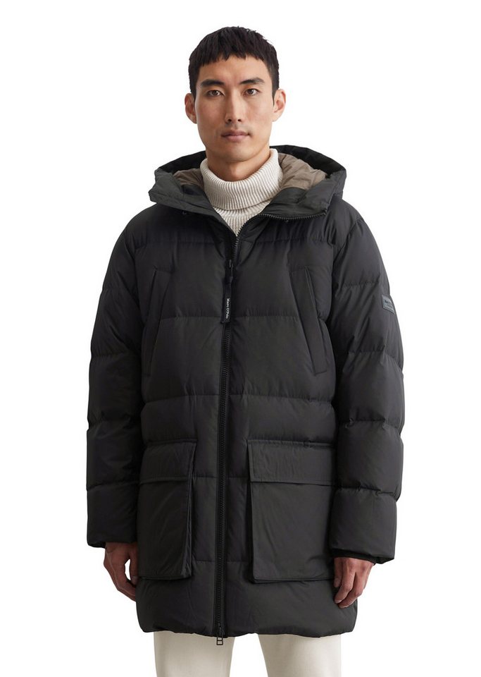 Marc O'Polo Winterjacke mit Kapuze und vielen Details von Marc O'Polo