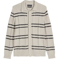 Marc O'Polo Strick-Overshirt aus Bio-Baumwolle mit Ringelstreifen in L von Marc O'Polo