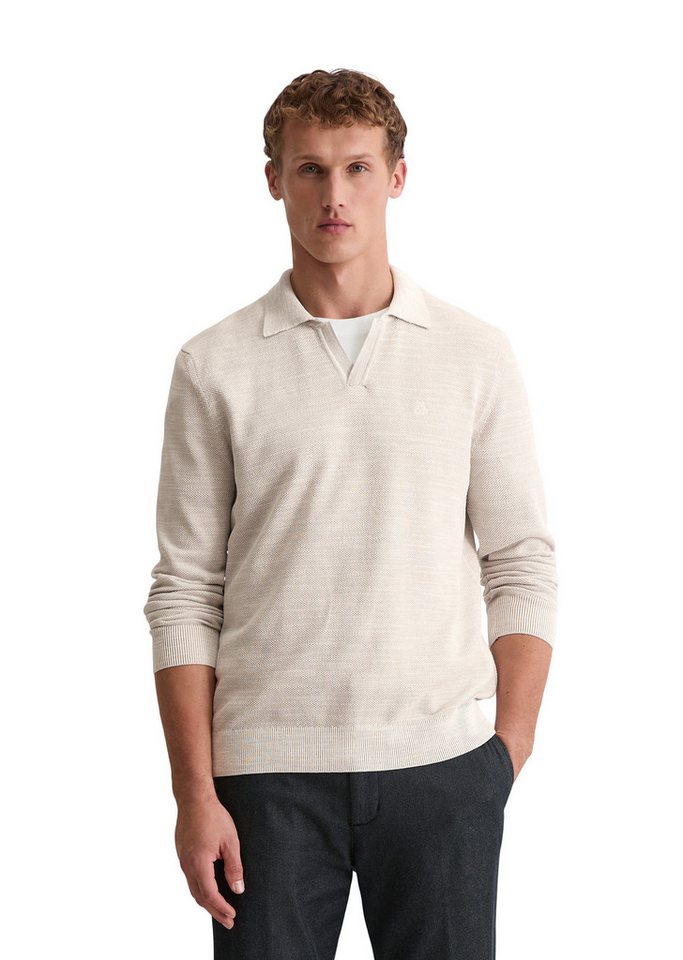 Marc O'Polo Strickpullover aus Bio-Baumwoll-Piqué von Marc O'Polo