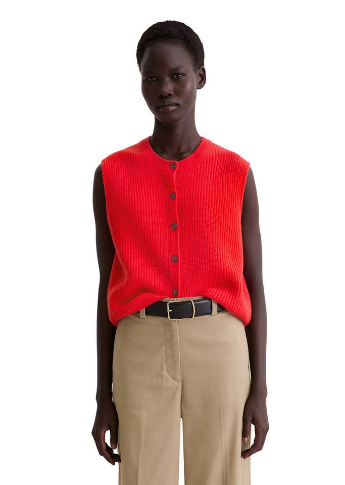 Marc O'Polo Strickweste aus weichem Merinowolle-Mix von Marc O'Polo