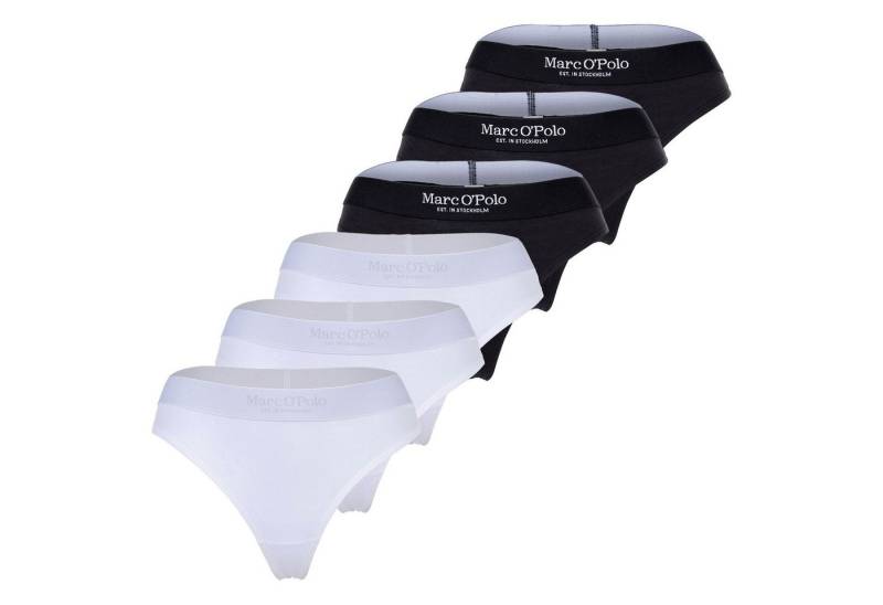 Marc O'Polo String Damen String 6er Pack Baumwolle (Packung, 6er Pack) von Marc O'Polo