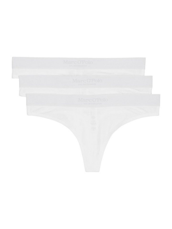 Marc O'Polo String Essentials (3-St) unterhose unterwäsche tanga von Marc O'Polo