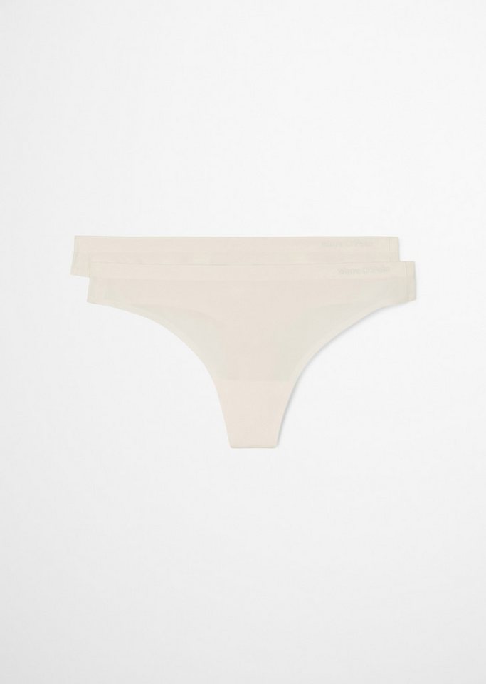 Marc O'Polo String Second Skin (2er Pack) mit flachen Nähten von Marc O'Polo