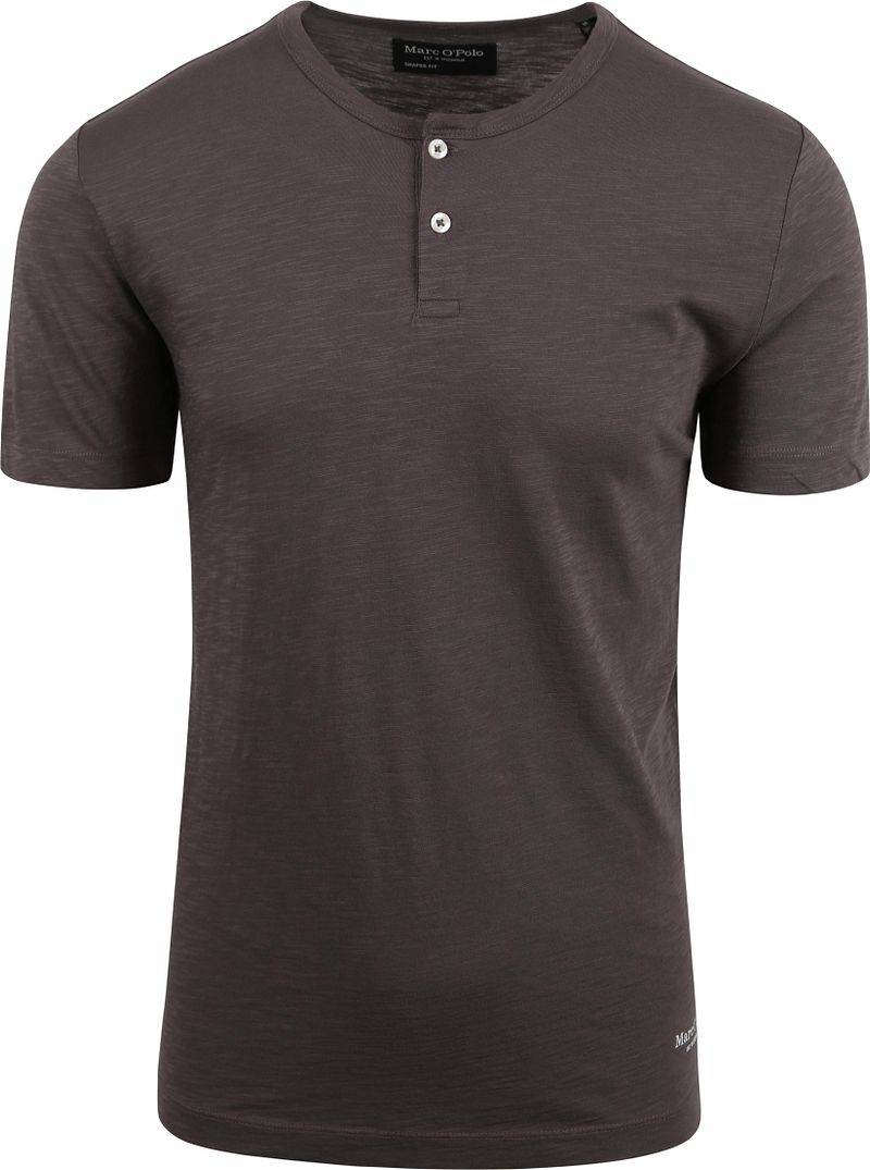 Marc O'Polo T-Shirt Slub Braun - Größe XXL von Marc O'Polo