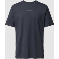 Marc O'Polo T-Shirt aus reiner Baumwolle in Dunkelblau, Größe XL von Marc O'Polo