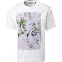 Marc O'Polo Herren T-Shirt weiß Baumwolle von Marc O'Polo