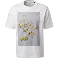 Marc O'Polo Herren T-Shirt weiß Baumwolle von Marc O'Polo