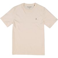 Marc O'Polo Herren T-Shirt beige Baumwolle von Marc O'Polo