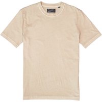 Marc O'Polo Herren T-Shirt beige Baumwolle von Marc O'Polo