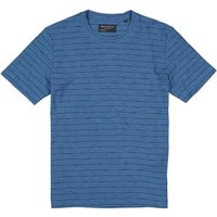 Marc O'Polo Herren T-Shirt blau Baumwolle gestreift von Marc O'Polo