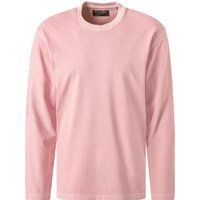 Marc O'Polo Herren Longsleeve rosa Baumwolle von Marc O'Polo