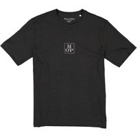 Marc O'Polo Herren T-Shirt schwarz Baumwolle von Marc O'Polo